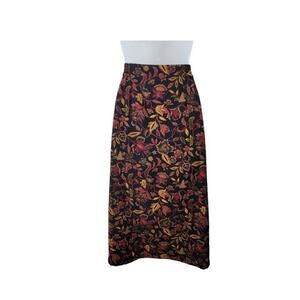 Y2K Women’s S Floral Layered Wrap Skirt Cottagecore Dark Academia Boho Western